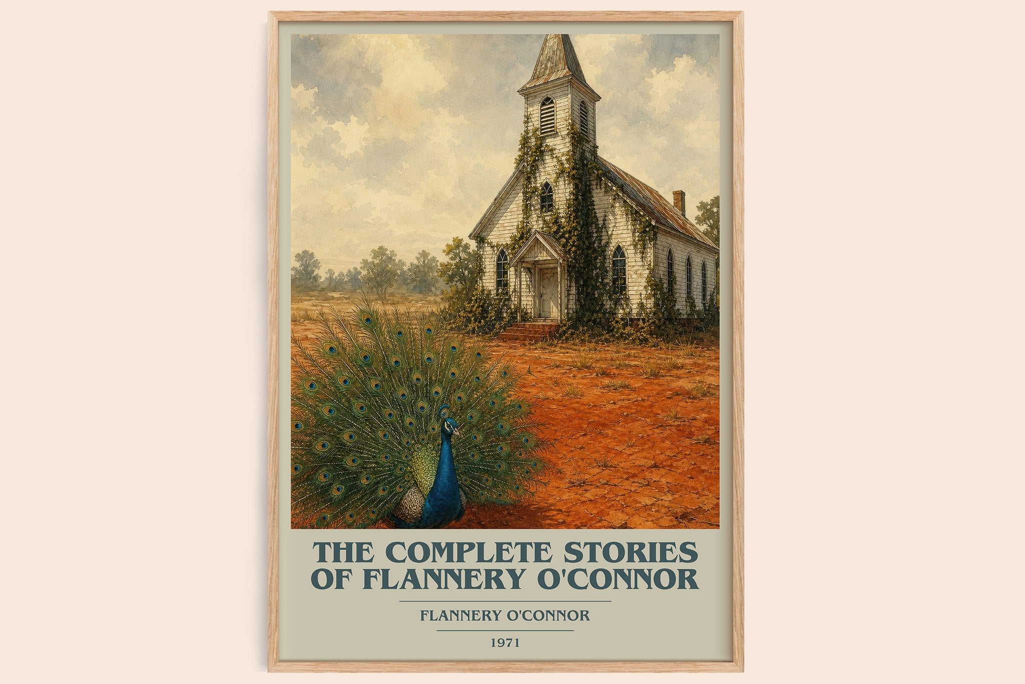 Complete Stories of Flannery O'Connor Book Cover Poster by F. O'Connor