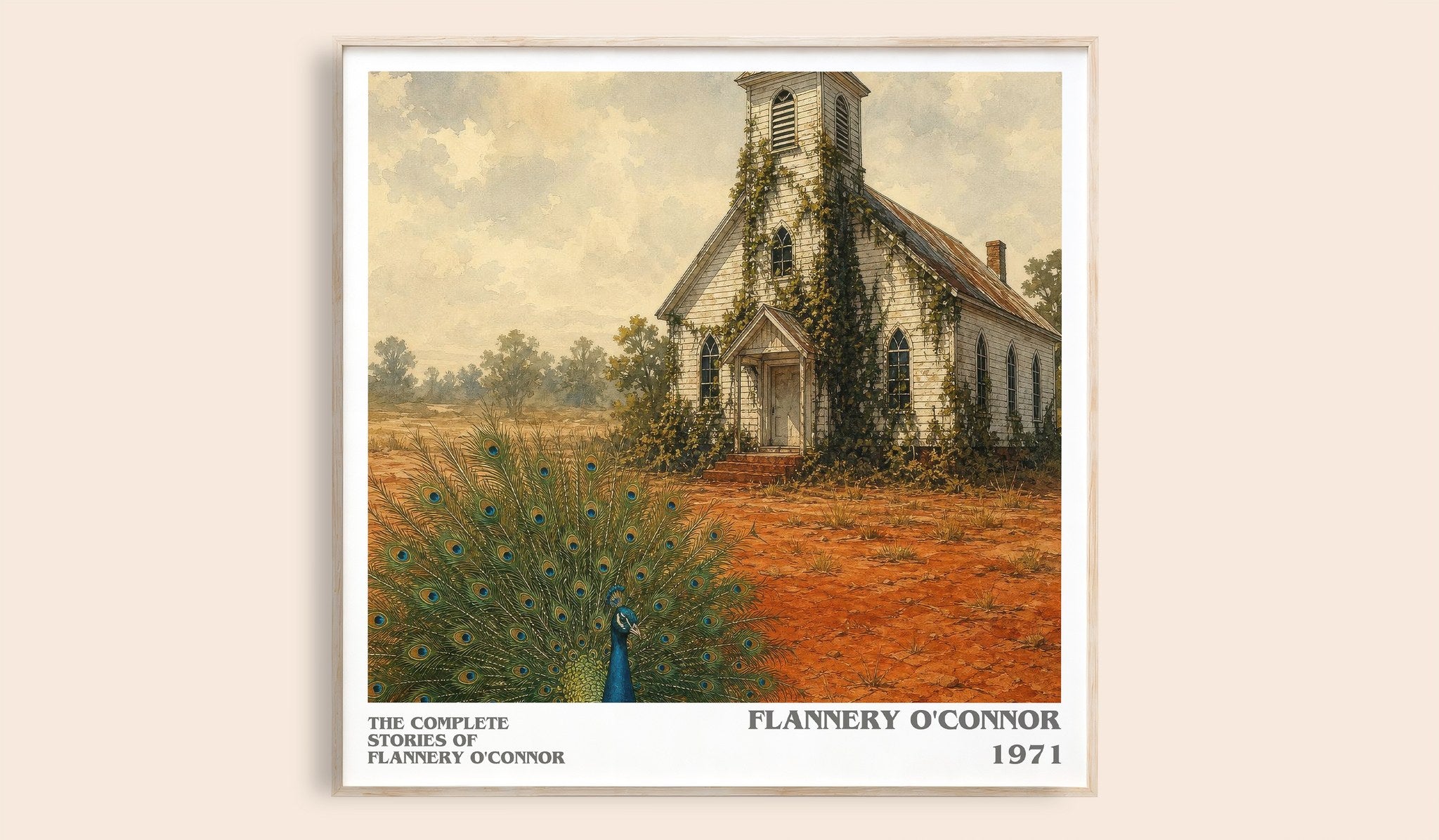 Complete Stories of Flannery O'Connor Literary Art Print by Flannery O'Connor