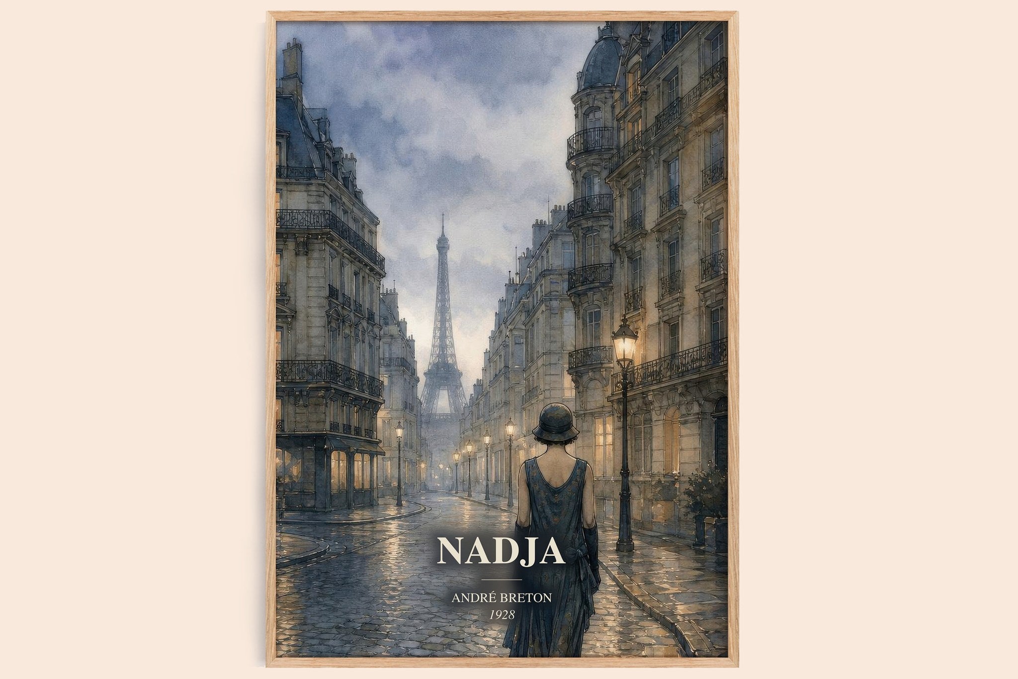 Nadja Book Watercolour Illustration by André Breton