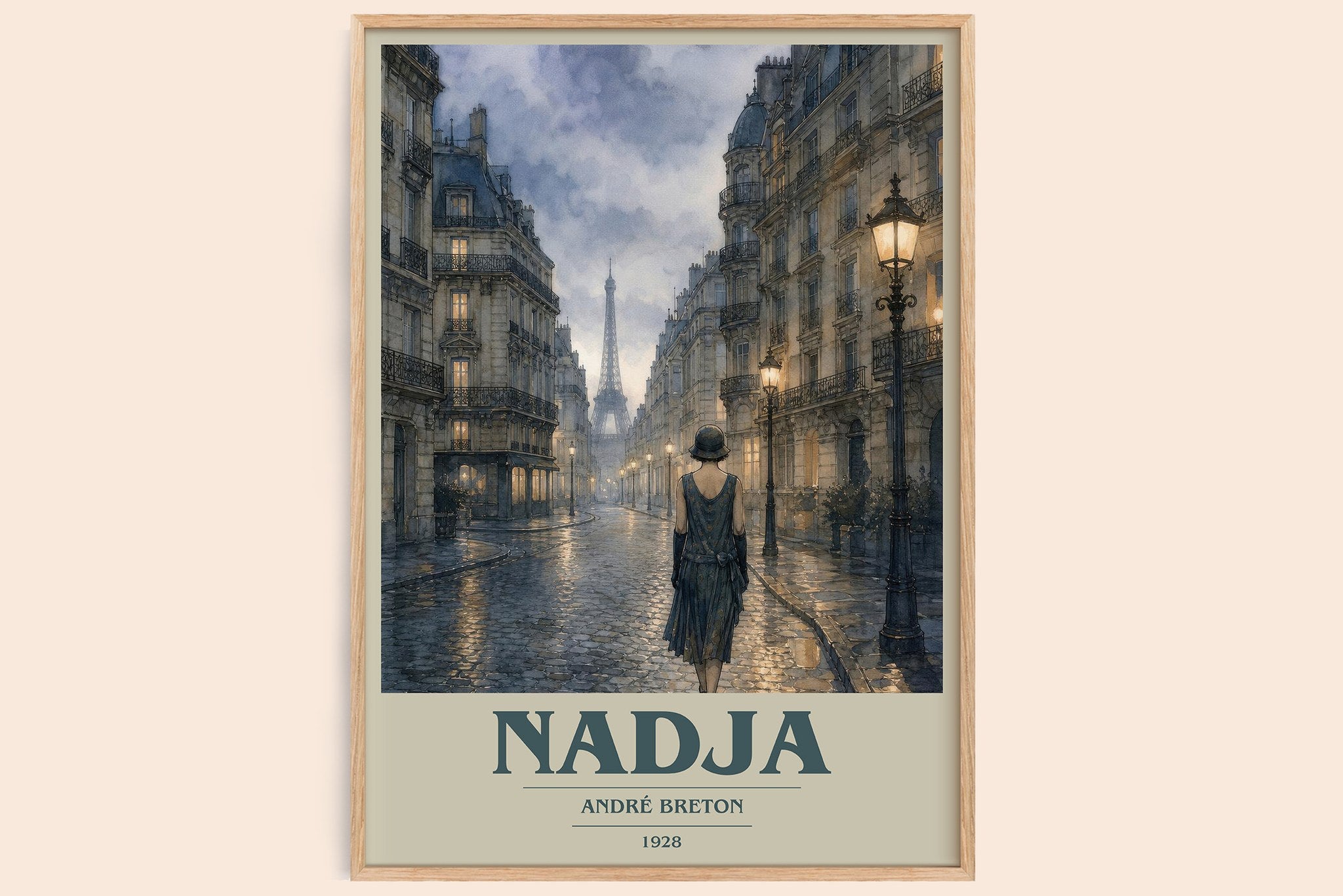 Nadja Book Cover Poster by André Breton