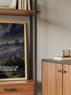 The Songs of Maldoror book watercolour illustration paper finish options – matte satin gloss