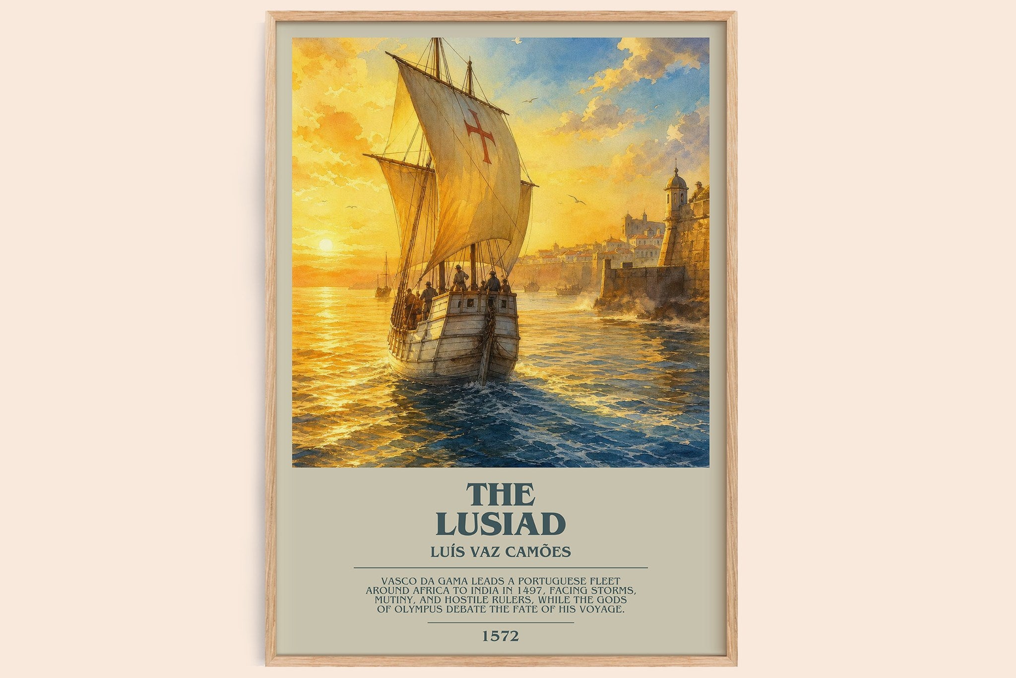 The Lusiad Bookish Wall Art by Luís Vaz Camões