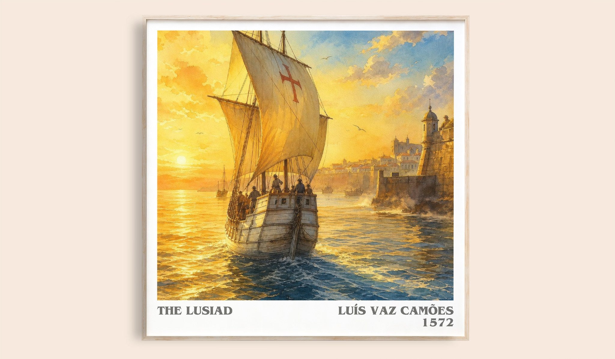 The Lusiad Literary Art Print by Luís Vaz Camões