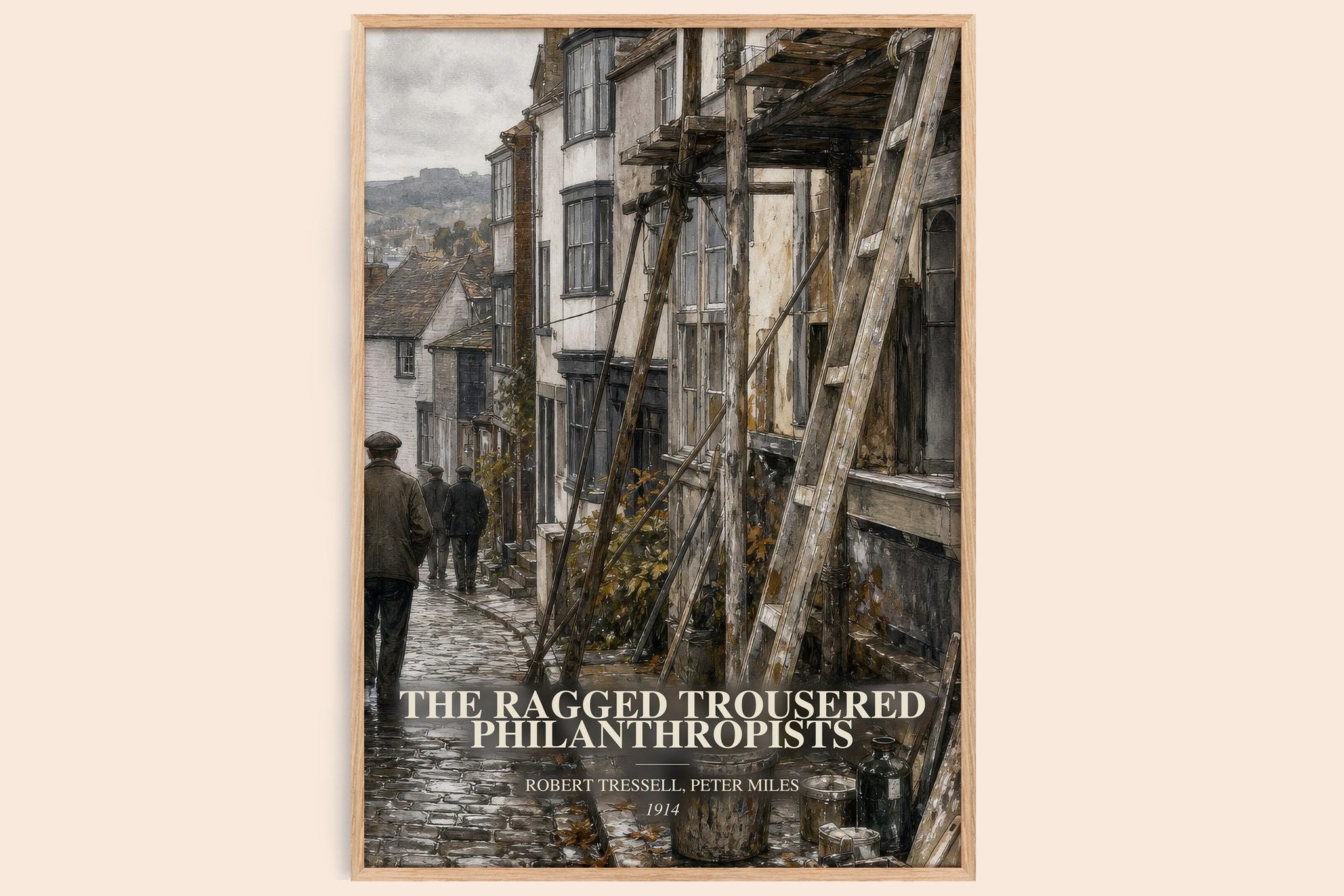 The Ragged Trousered Philanthropists Book Watercolour Illustration by Robert Tressell, Peter Miles