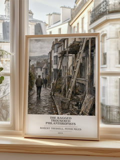 The Ragged Trousered Philanthropists book cover poster colour and style options – Robert Tressell, Peter Miles book art