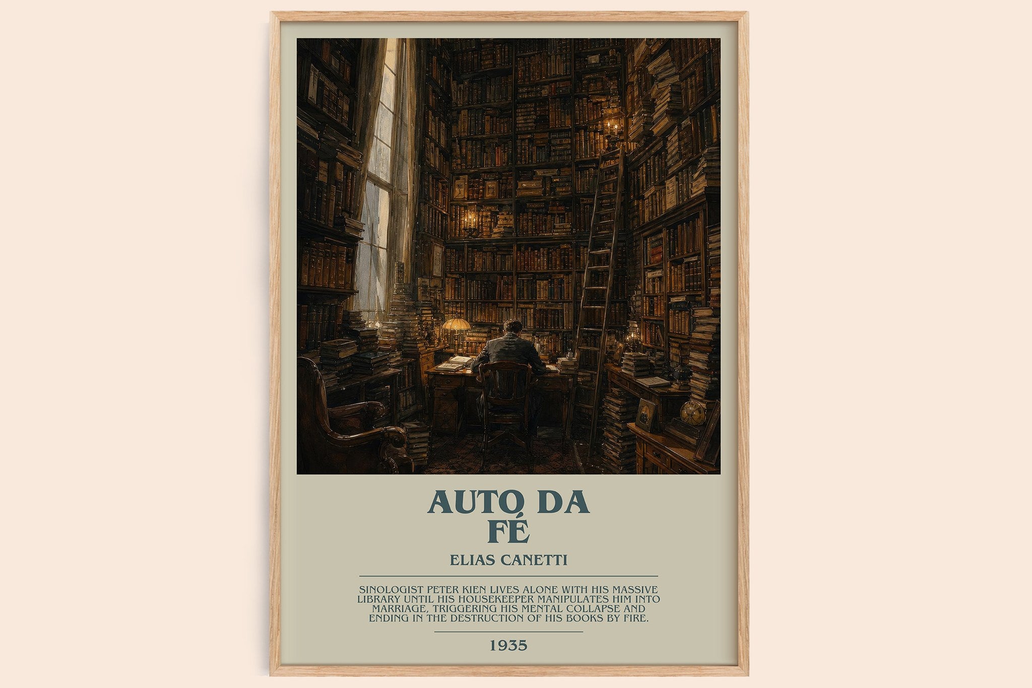 Auto Da Fé Bookish Wall Art by Elias Canetti