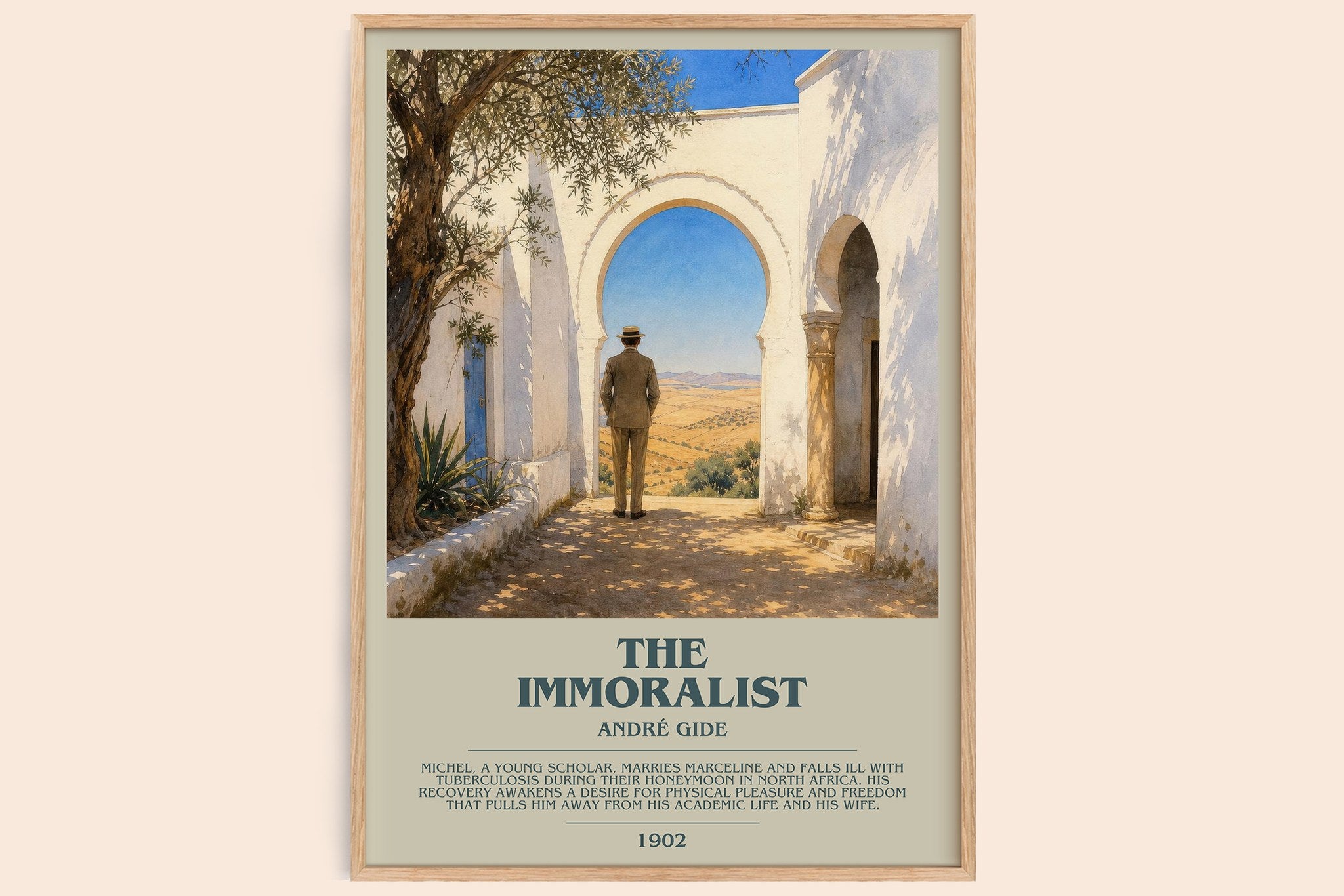 The Immoralist Bookish Wall Art by André Gide