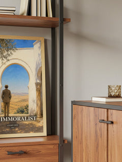 The Immoralist book watercolour illustration paper finish options – matte satin gloss