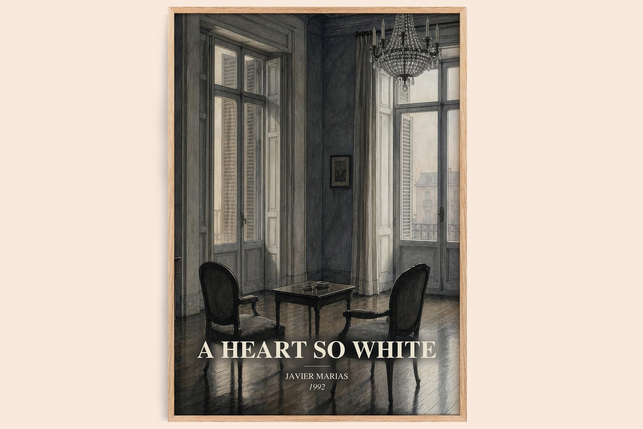 A Heart So White Book Watercolour Illustration by Javier Marias