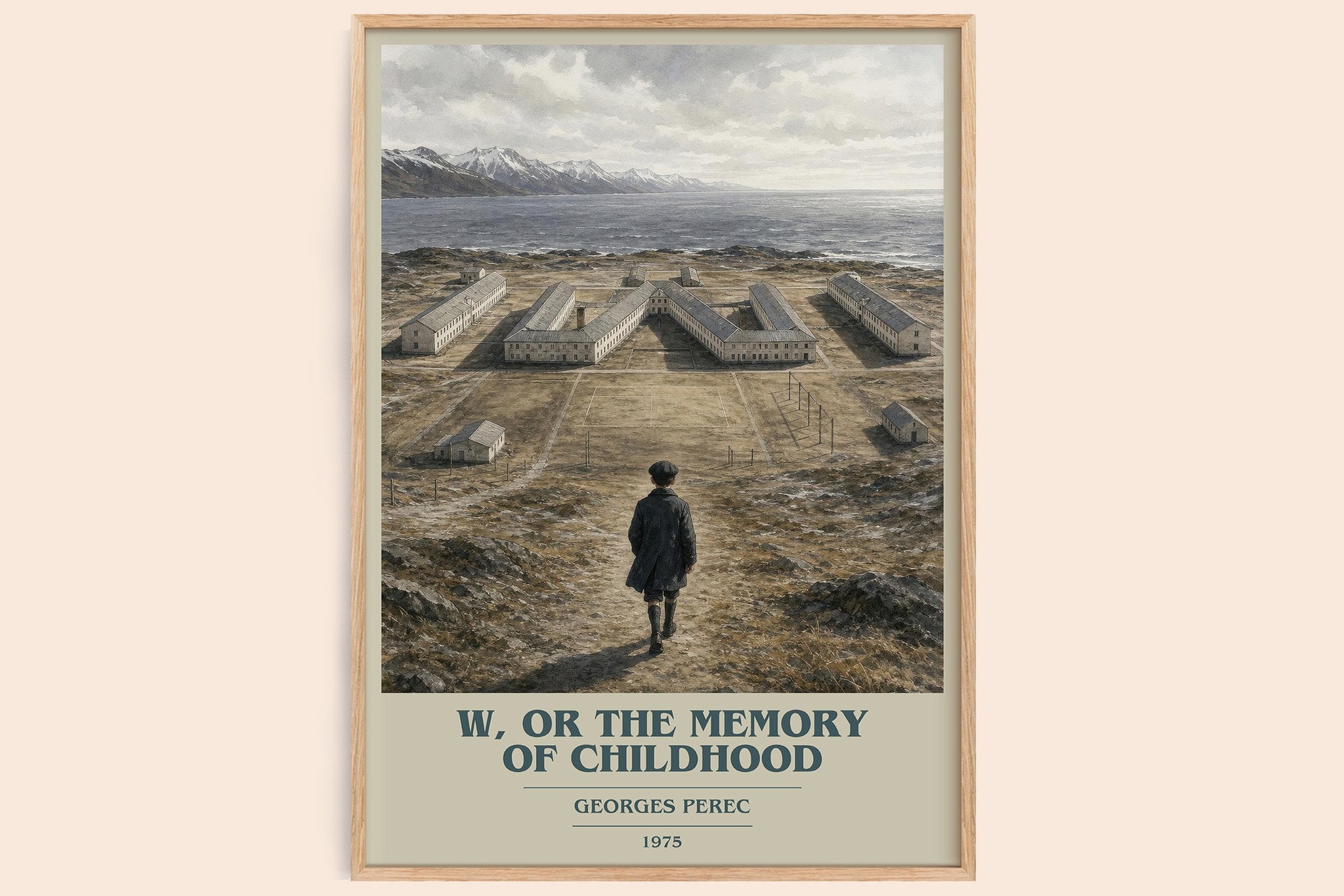 W, or the Memory of Childhood Book Cover Poster by Georges Perec