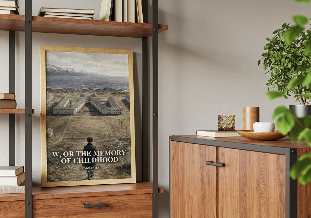 W, or the Memory of Childhood book watercolour illustration paper finish options – matte satin gloss