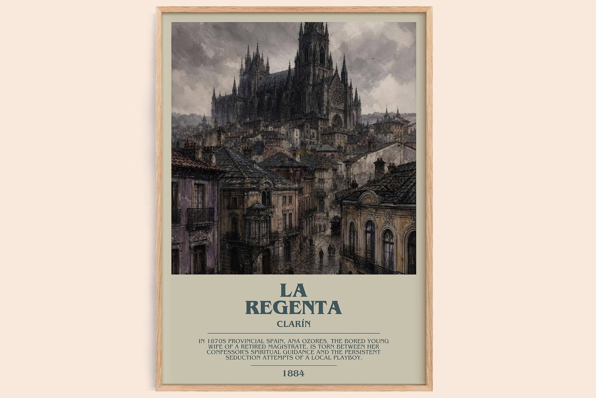 La Regenta Bookish Wall Art by Clarín