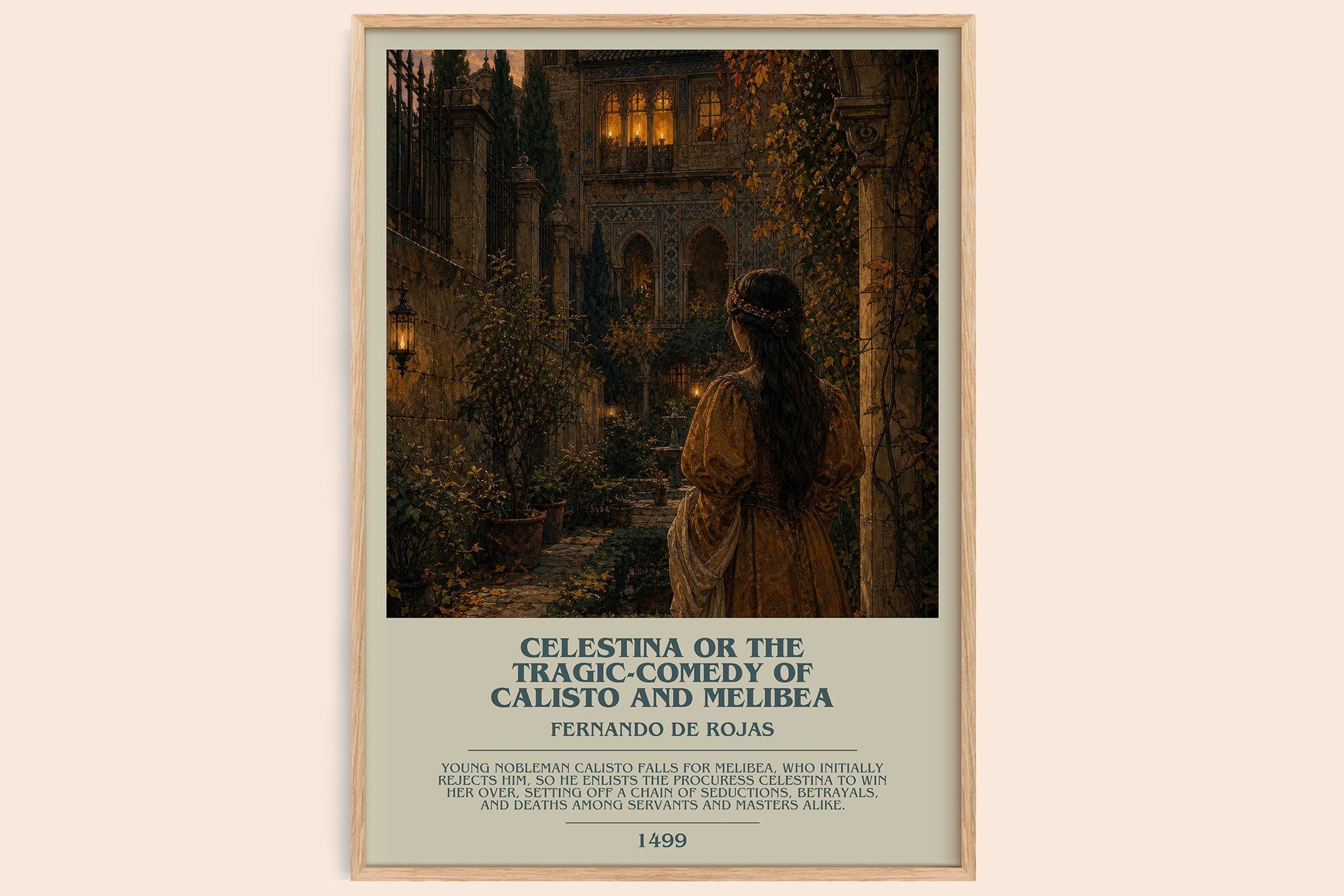 Celestina Or The Tragic-Comedy Of Calisto And Melibea Bookish Wall Art by Fernando de Rojas