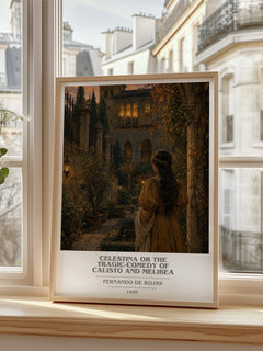 Celestina Or The Tragic-Comedy Of Calisto And Melibea book cover poster colour and style options – Fernando de Rojas book art
