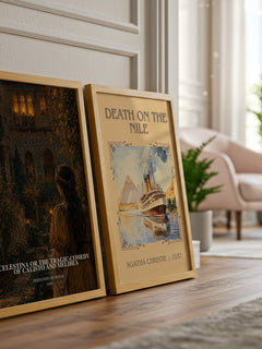Celestina Or The Tragic-Comedy Of Calisto And Melibea watercolour print framed by window – literary home decor