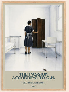 The Passion According to G.H. book cover book poster by Clarice Lispector – framed literary art print