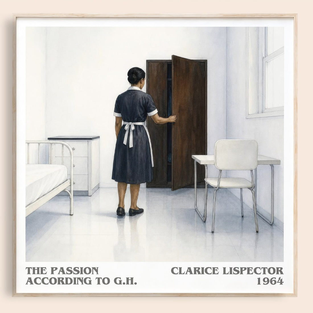 The Passion According to G.H. literary book poster by Clarice Lispector – framed literary art print