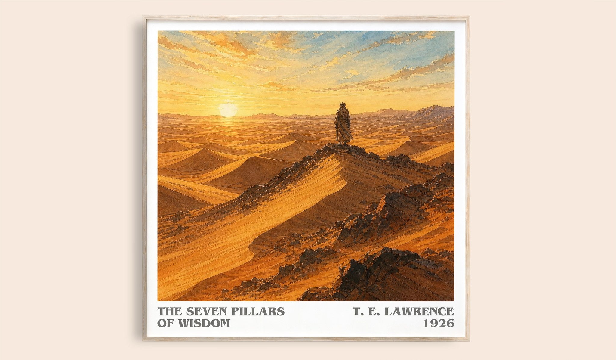 The Seven Pillars of Wisdom Literary Art Print by T. E. Lawrence