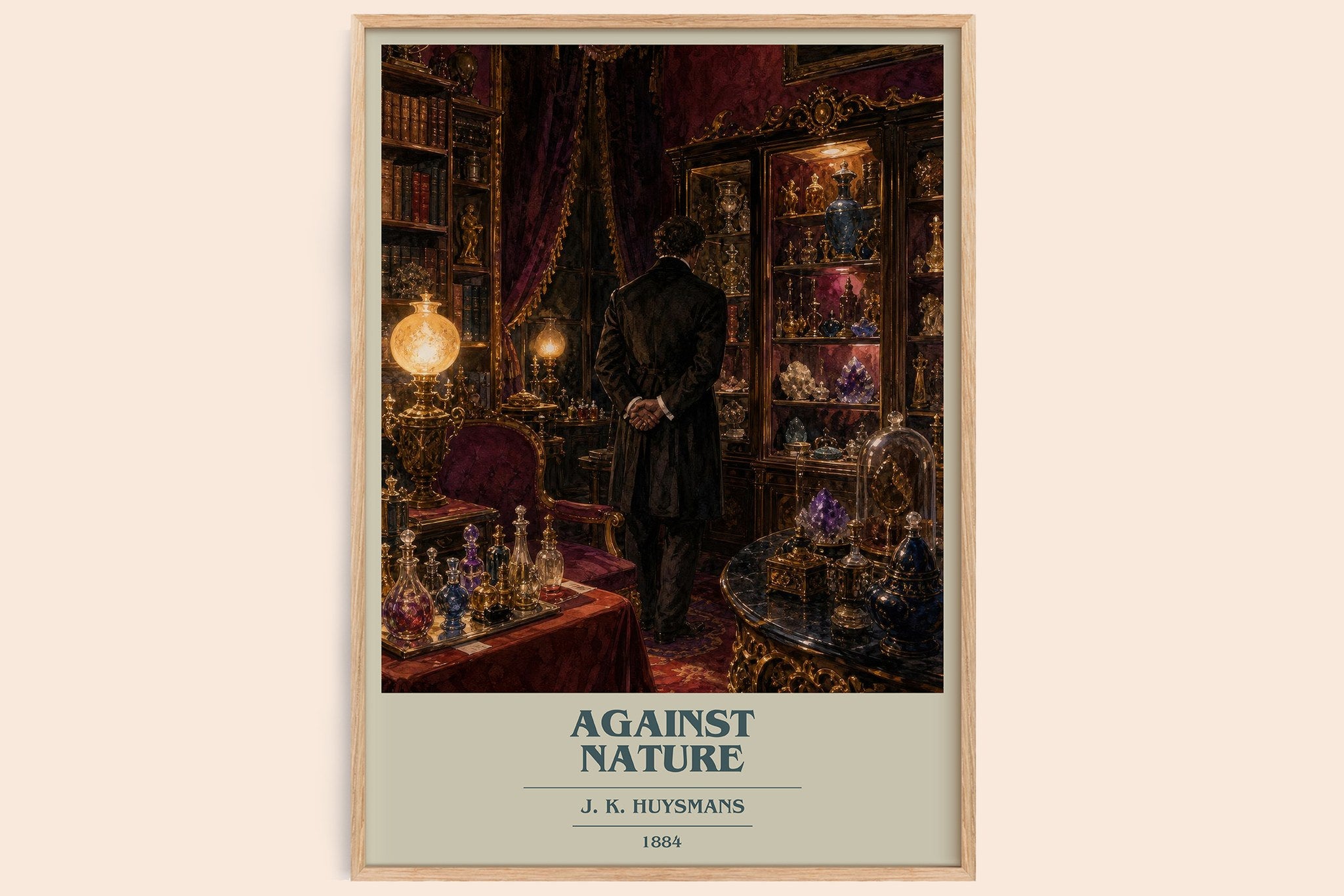 Against Nature Book Cover Poster by J. K. Huysmans