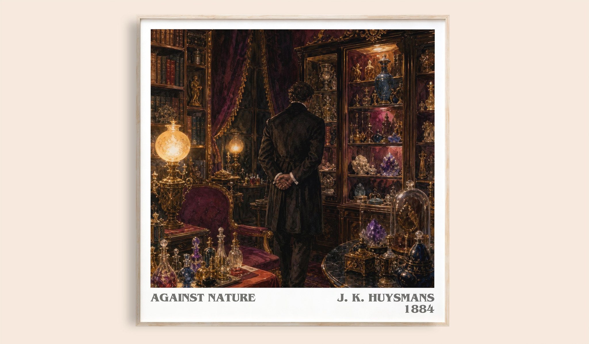 Against Nature Literary Art Print by J. K. Huysmans