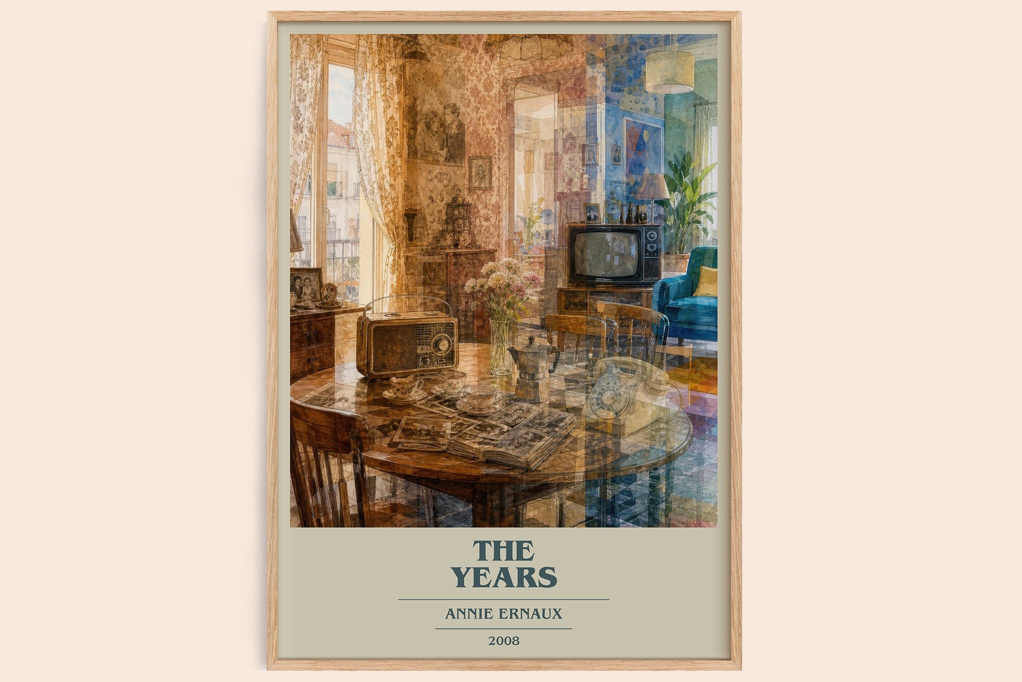 The Years Book Cover Poster by Annie Ernaux