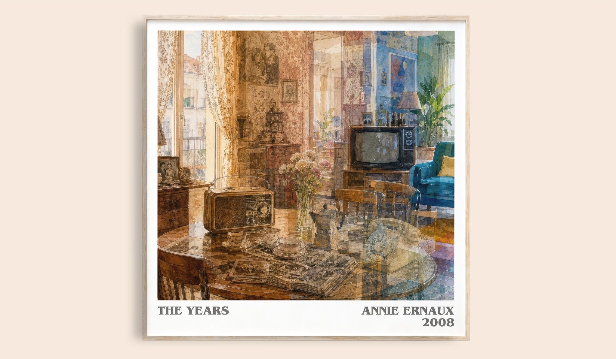 The Years Literary Art Print by Annie Ernaux