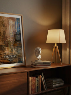 The Years watercolour print on bookshelf – Annie Ernaux fan gift