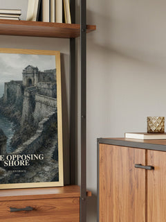 The Opposing Shore book watercolour illustration paper finish options – matte satin gloss