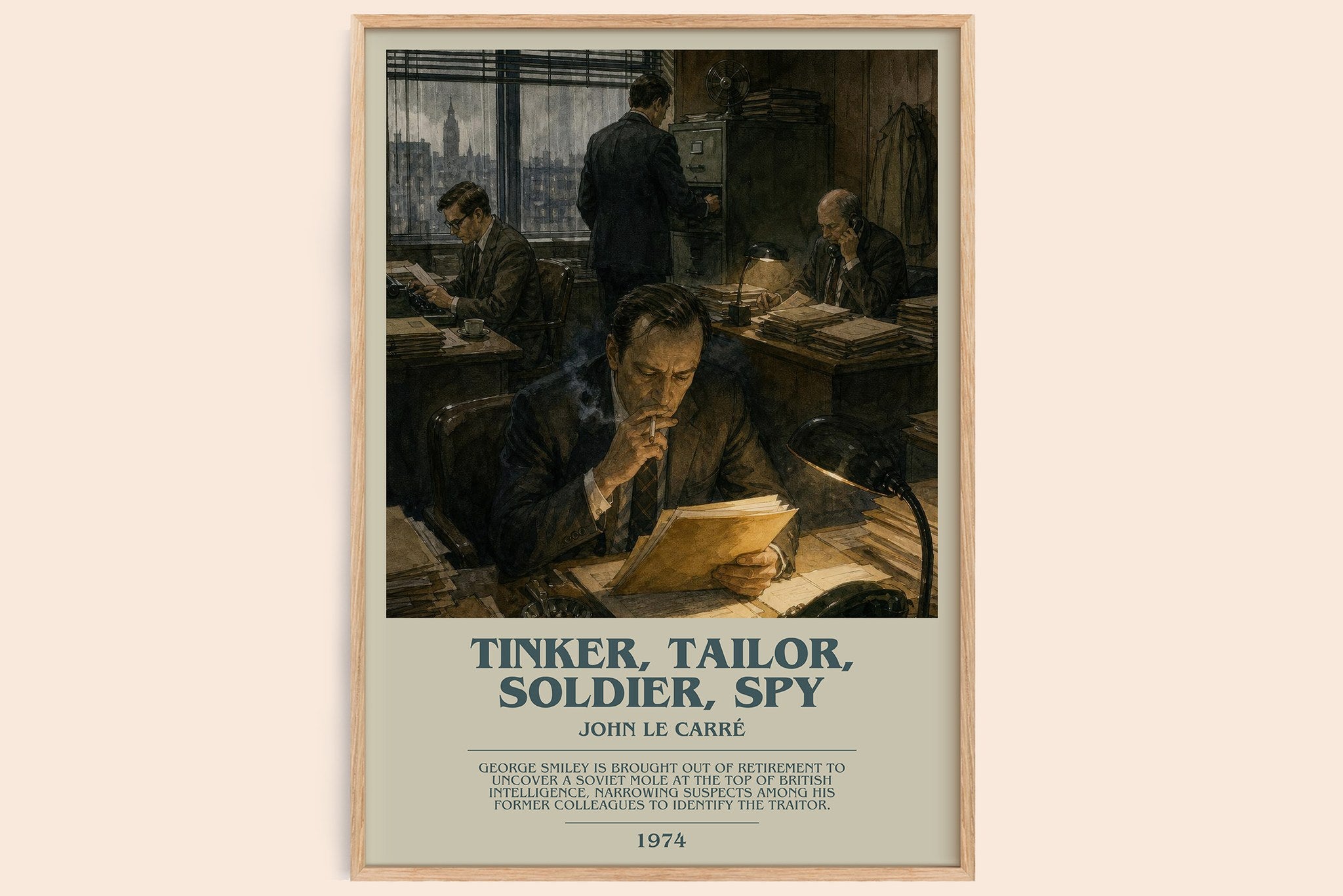 Tinker, Tailor, Soldier, Spy Bookish Wall Art by John le Carré
