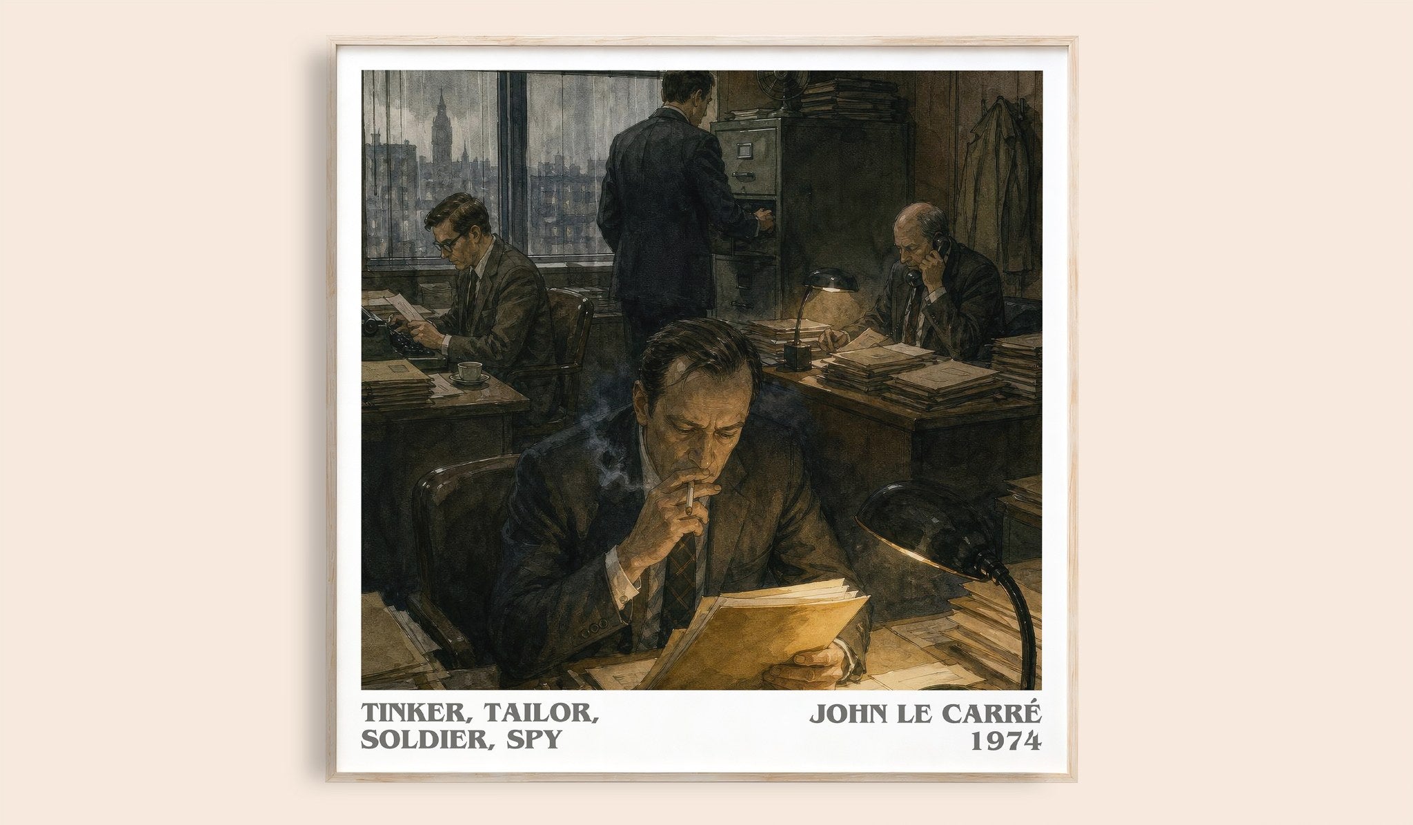 Tinker, Tailor, Soldier, Spy Literary Art Print by John le Carré