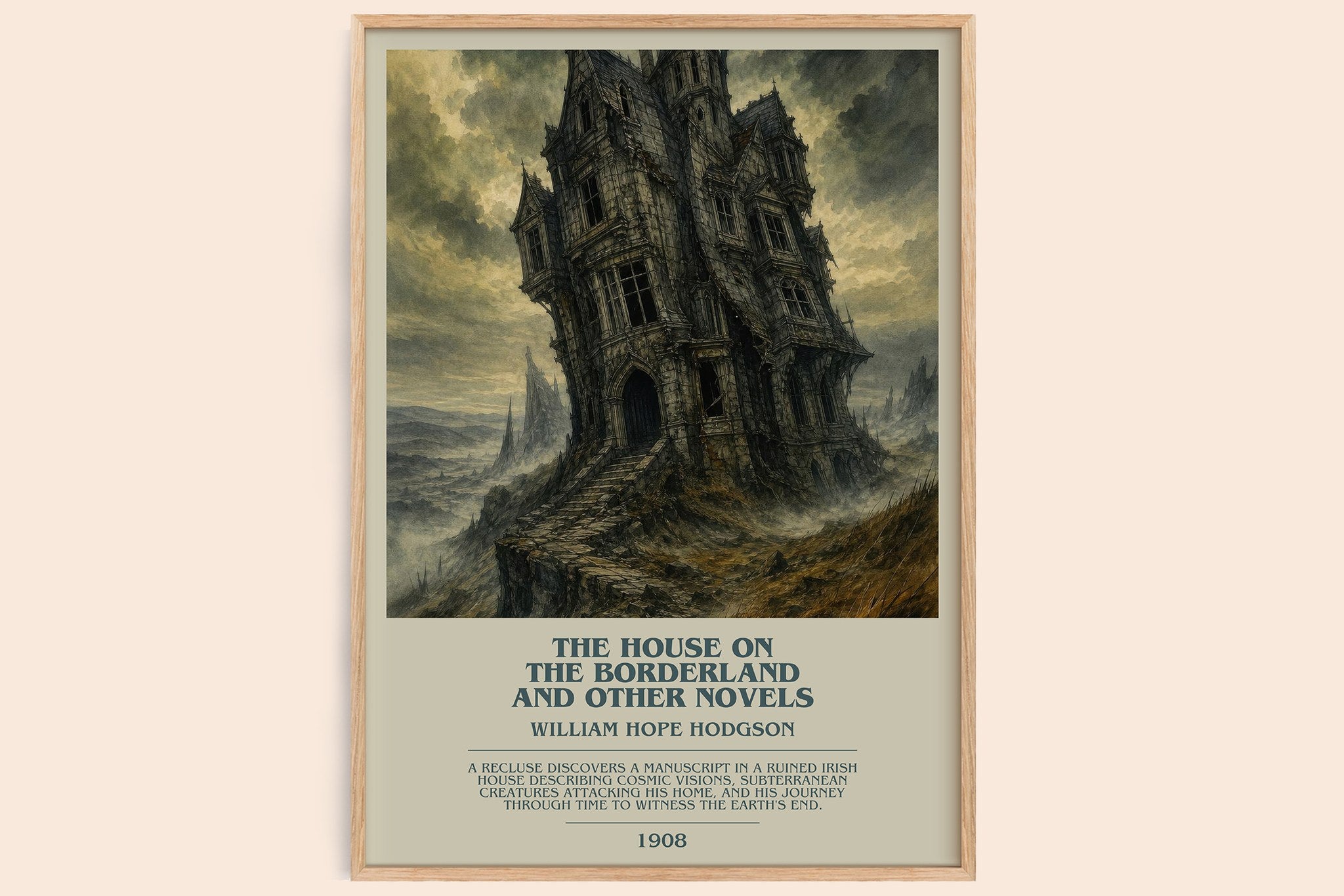 House On The Borderland And Other Novels Bookish Wall Art by William Hope Hodgson