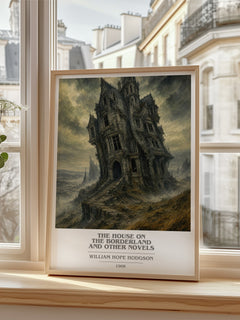 The House On The Borderland And Other Novels book cover poster colour and style options – William Hope Hodgson book art