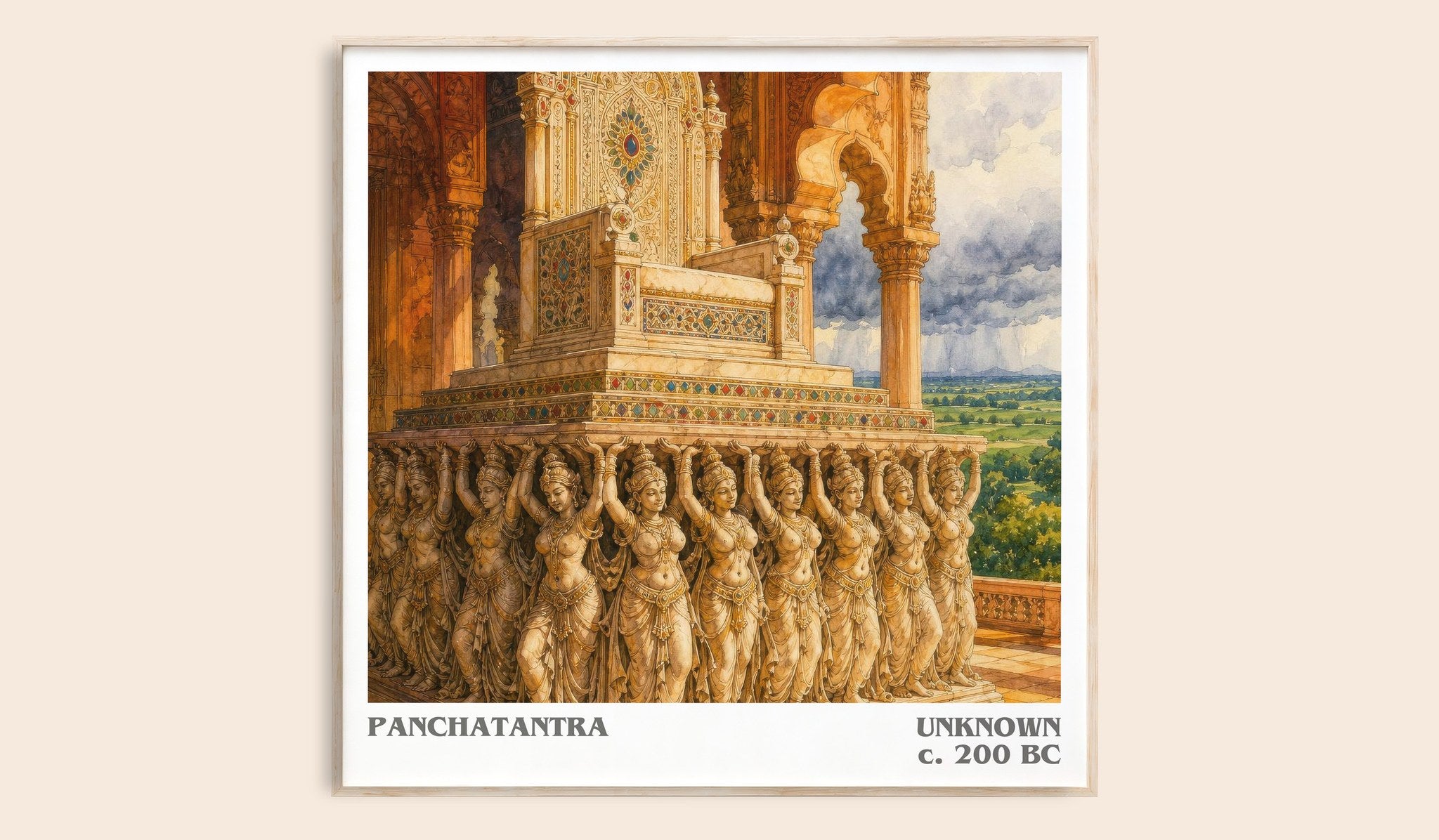 Panchatantra Literary Art Print by Unknown