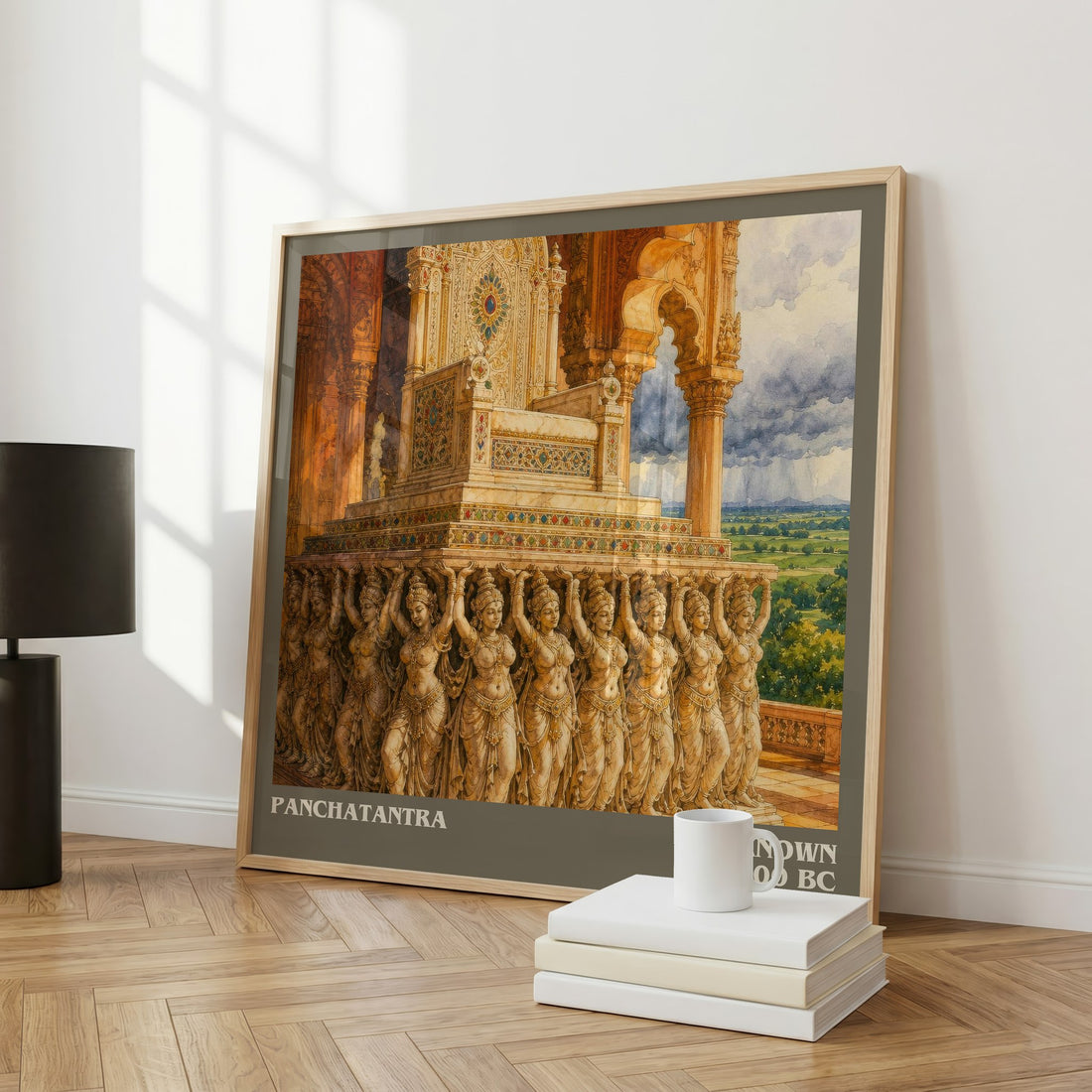 Panchatantra literary art print colour and style options – Unknown book art