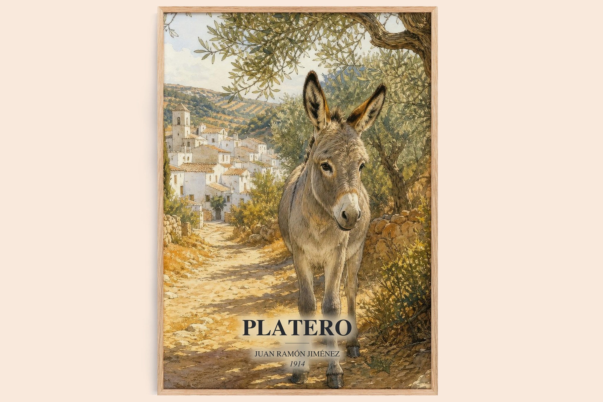 Platero Book Watercolour Illustration by Juan Ramón Jiménez