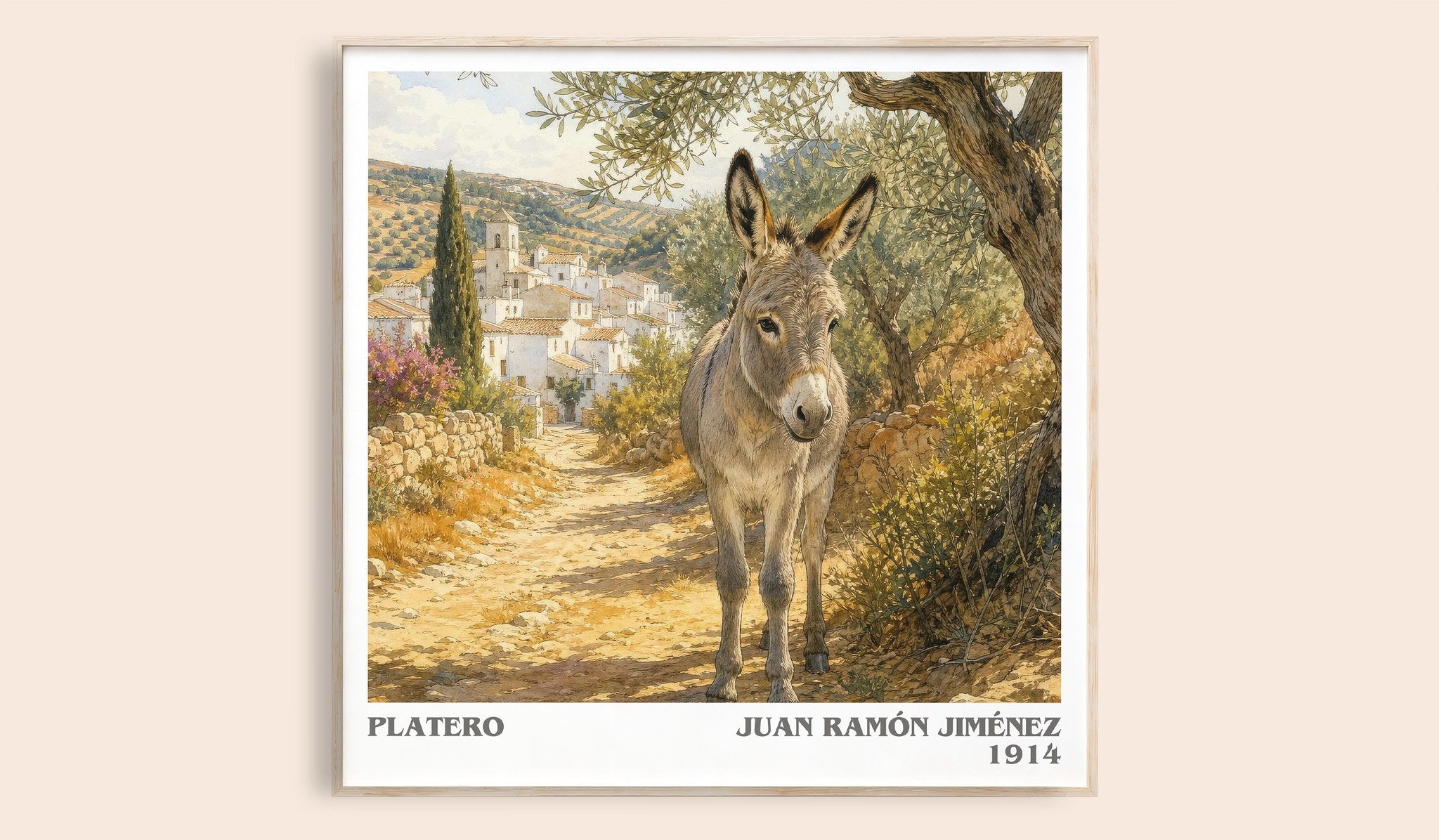 Platero Literary Art Print by Juan Ramón Jiménez