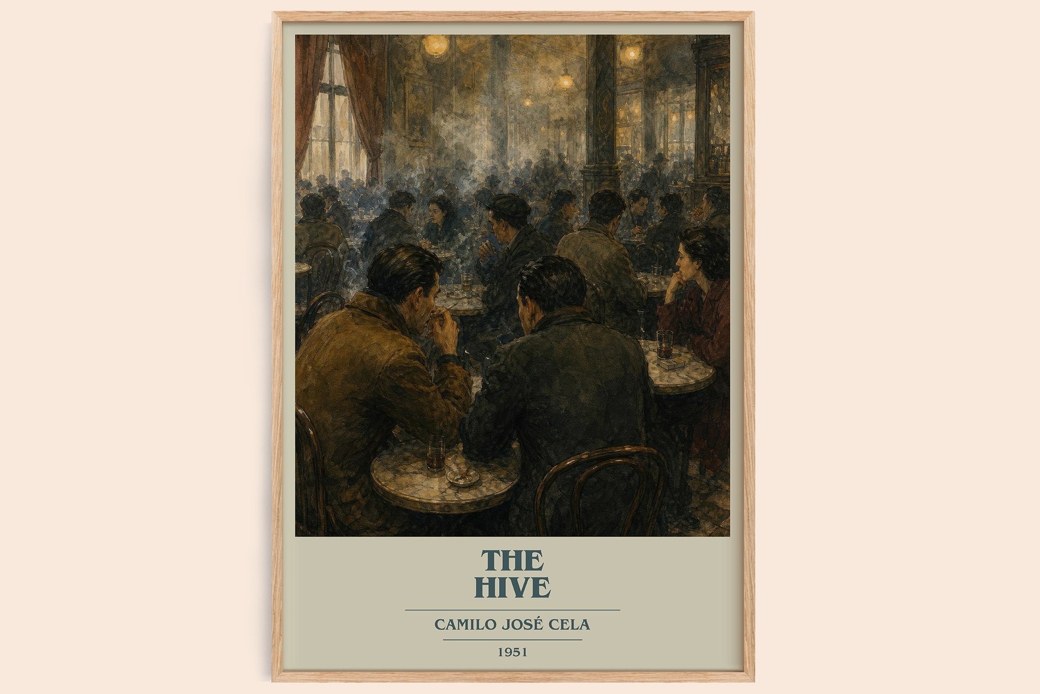 The Hive Book Cover Poster by Camilo José Cela