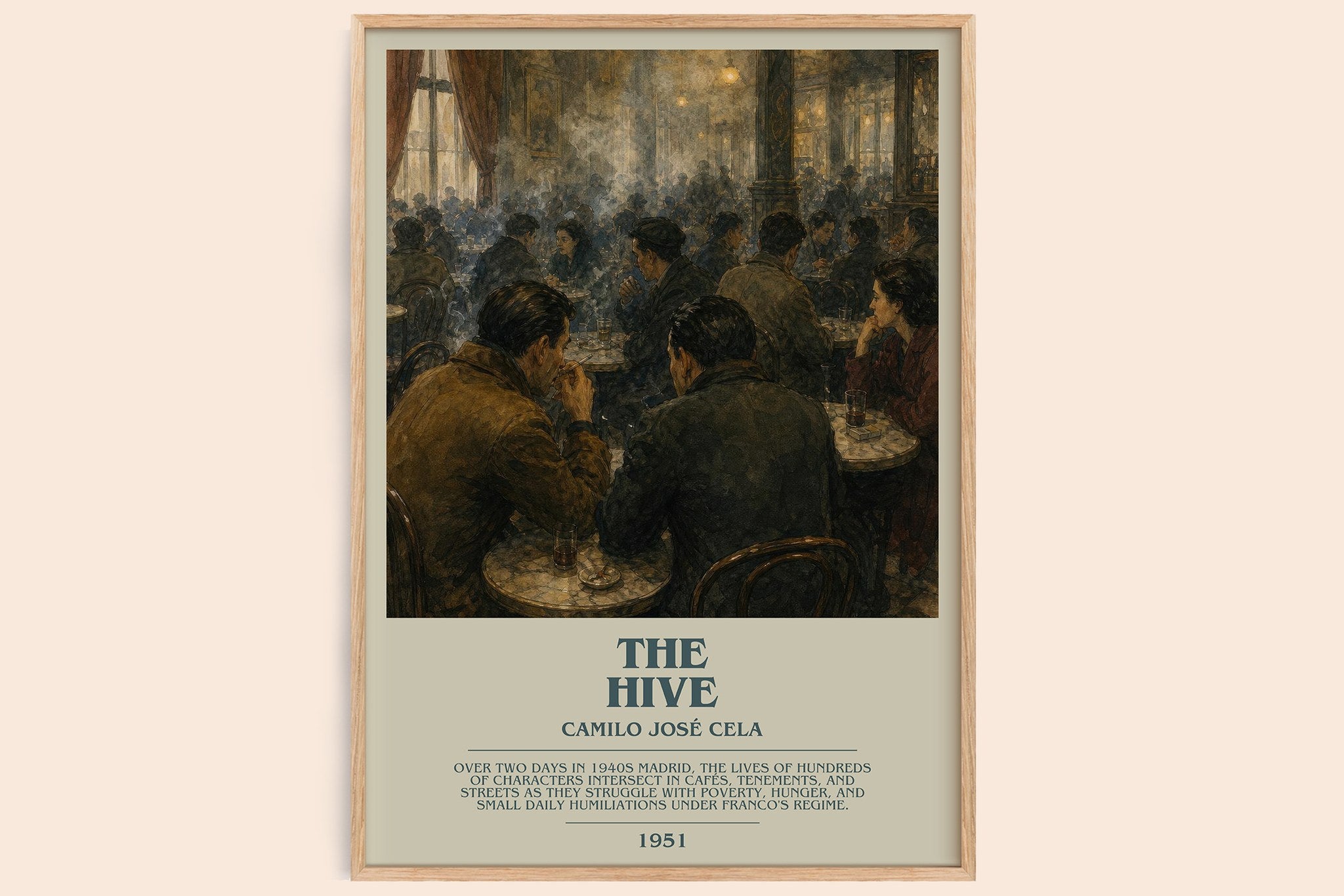 The Hive Bookish Wall Art by Camilo José Cela