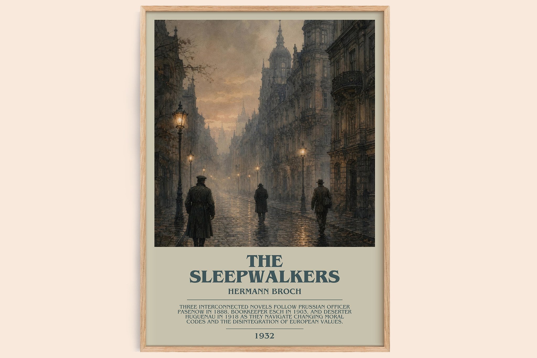 The Sleepwalkers Bookish Wall Art by Hermann Broch