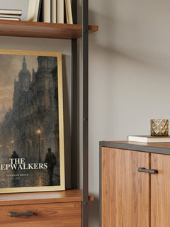 The Sleepwalkers book watercolour illustration paper finish options – matte satin gloss