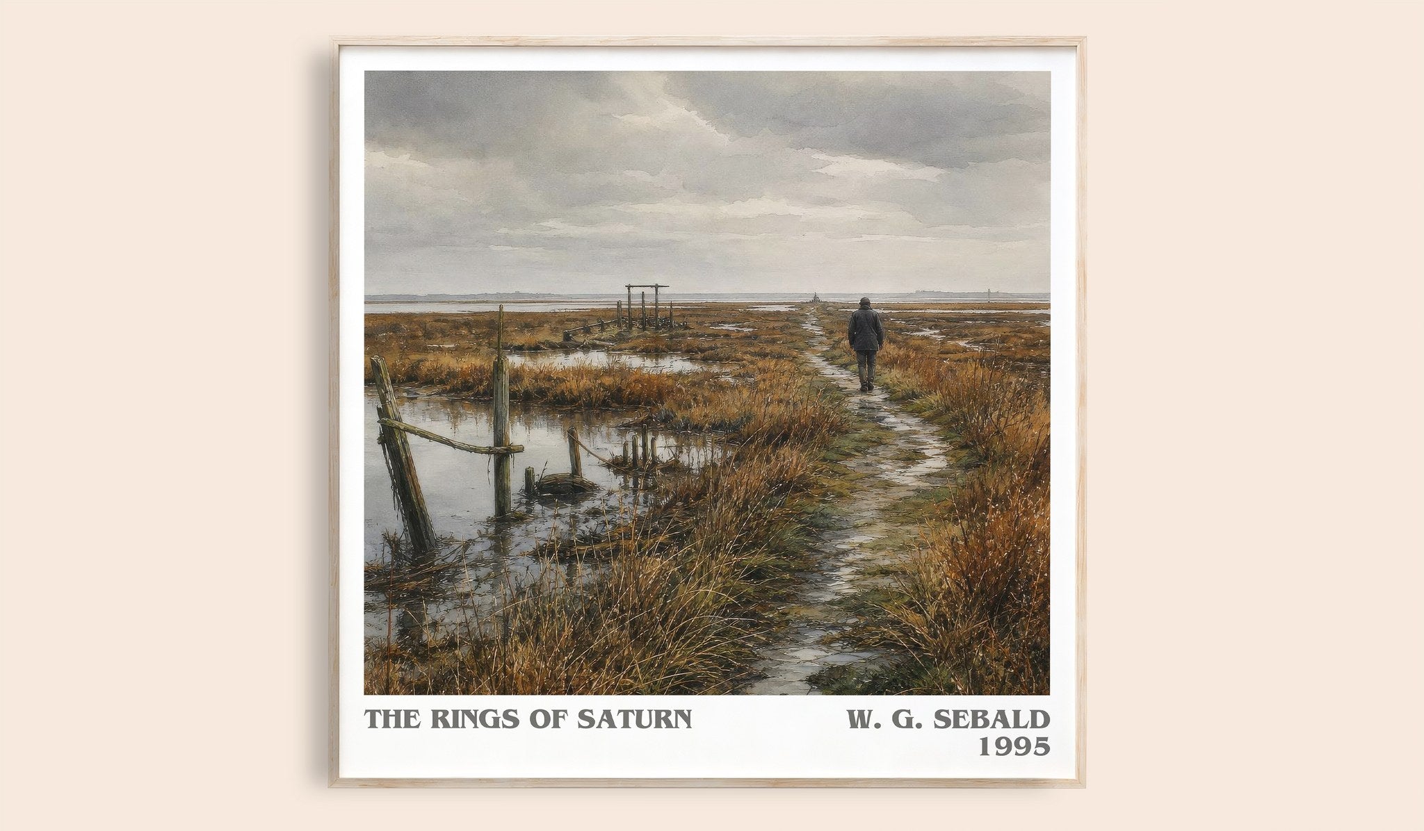The Rings of Saturn Literary Art Print by W. G. Sebald