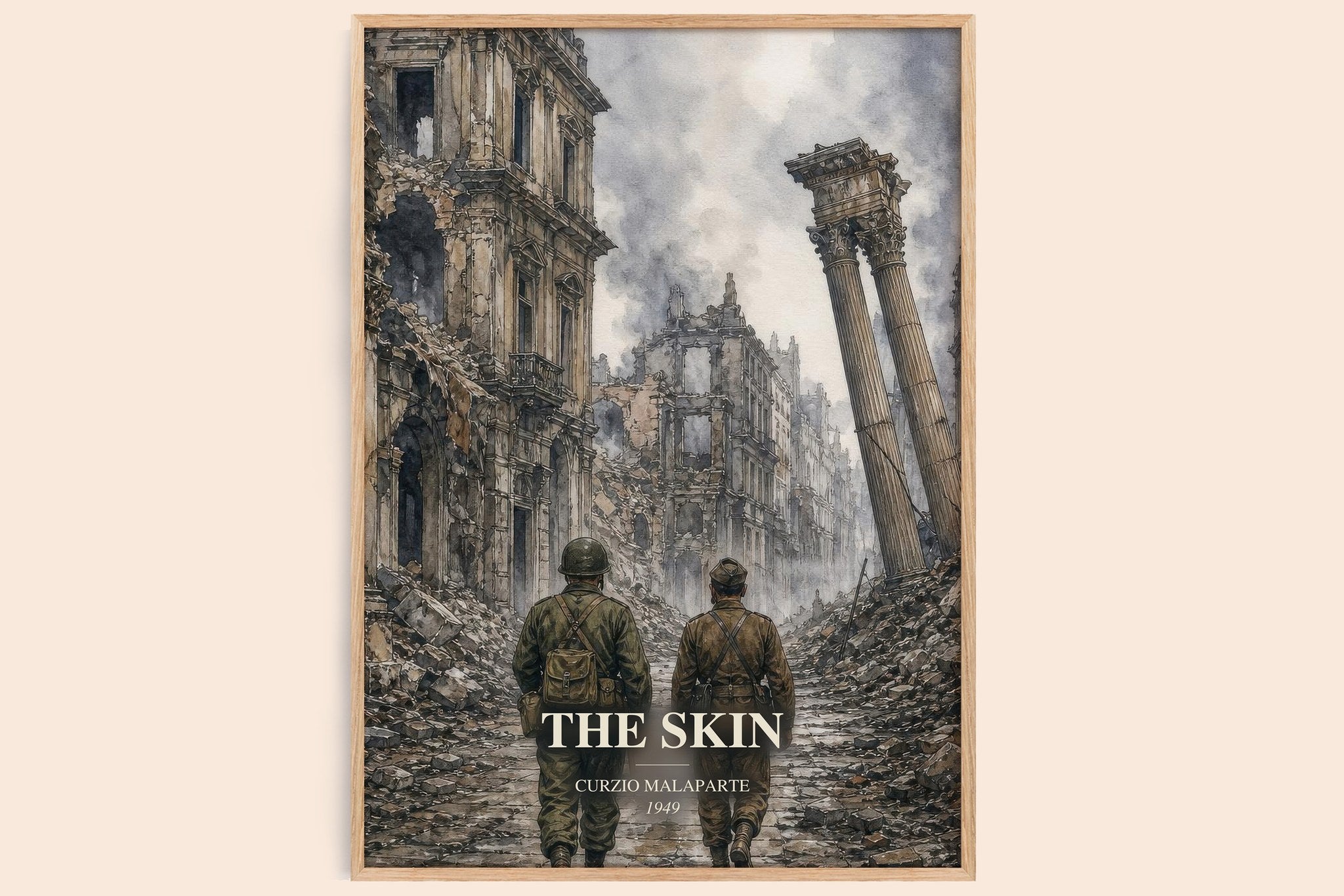 The Skin Book Watercolour Illustration by Curzio Malaparte