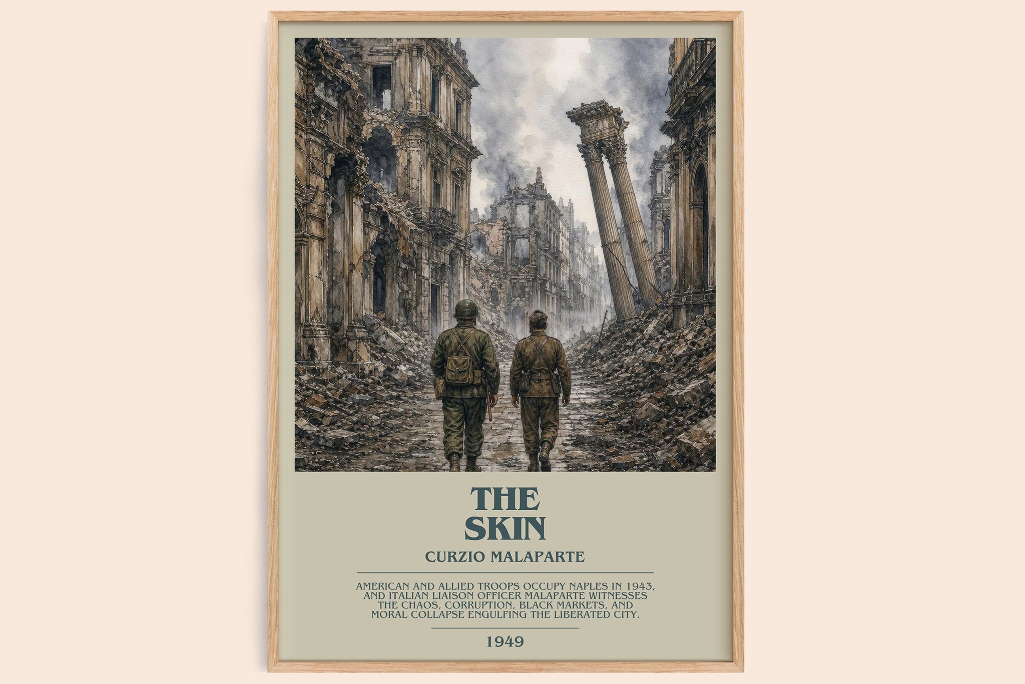 The Skin Bookish Wall Art by Curzio Malaparte
