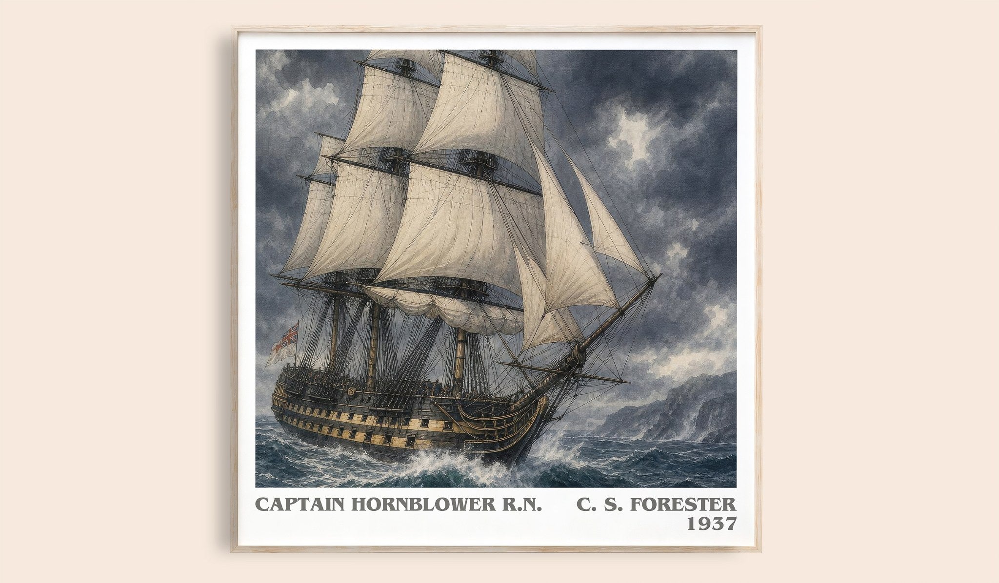 Captain Hornblower R.N. Literary Art Print by C. S. Forester