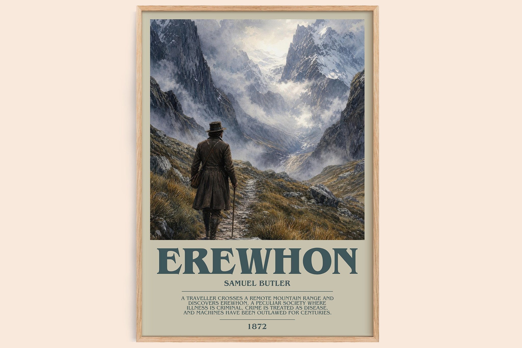 Erewhon Bookish Wall Art by Samuel Butler