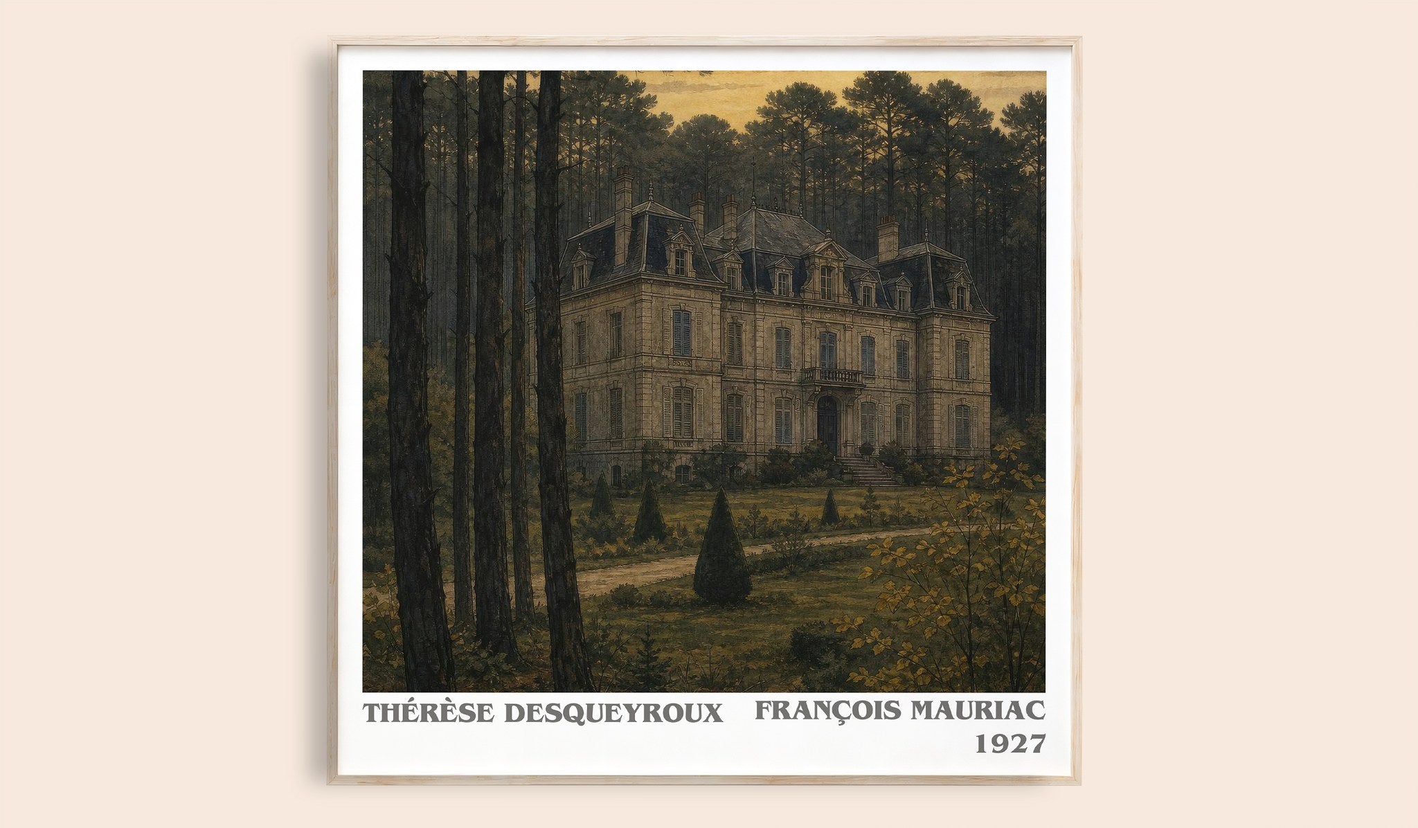 Thérèse Desqueyroux Literary Art Print by François Mauriac