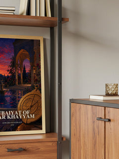Rubaiyat of Omar Khayyam book watercolour illustration paper finish options – matte satin gloss