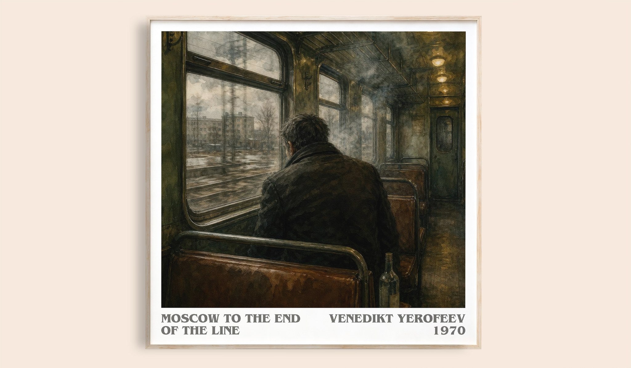 Moscow to the End of the Line Literary Art Print by Venedikt Yerofeev