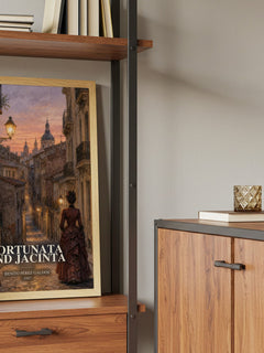 Fortunata and Jacinta book watercolour illustration paper finish options – matte satin gloss