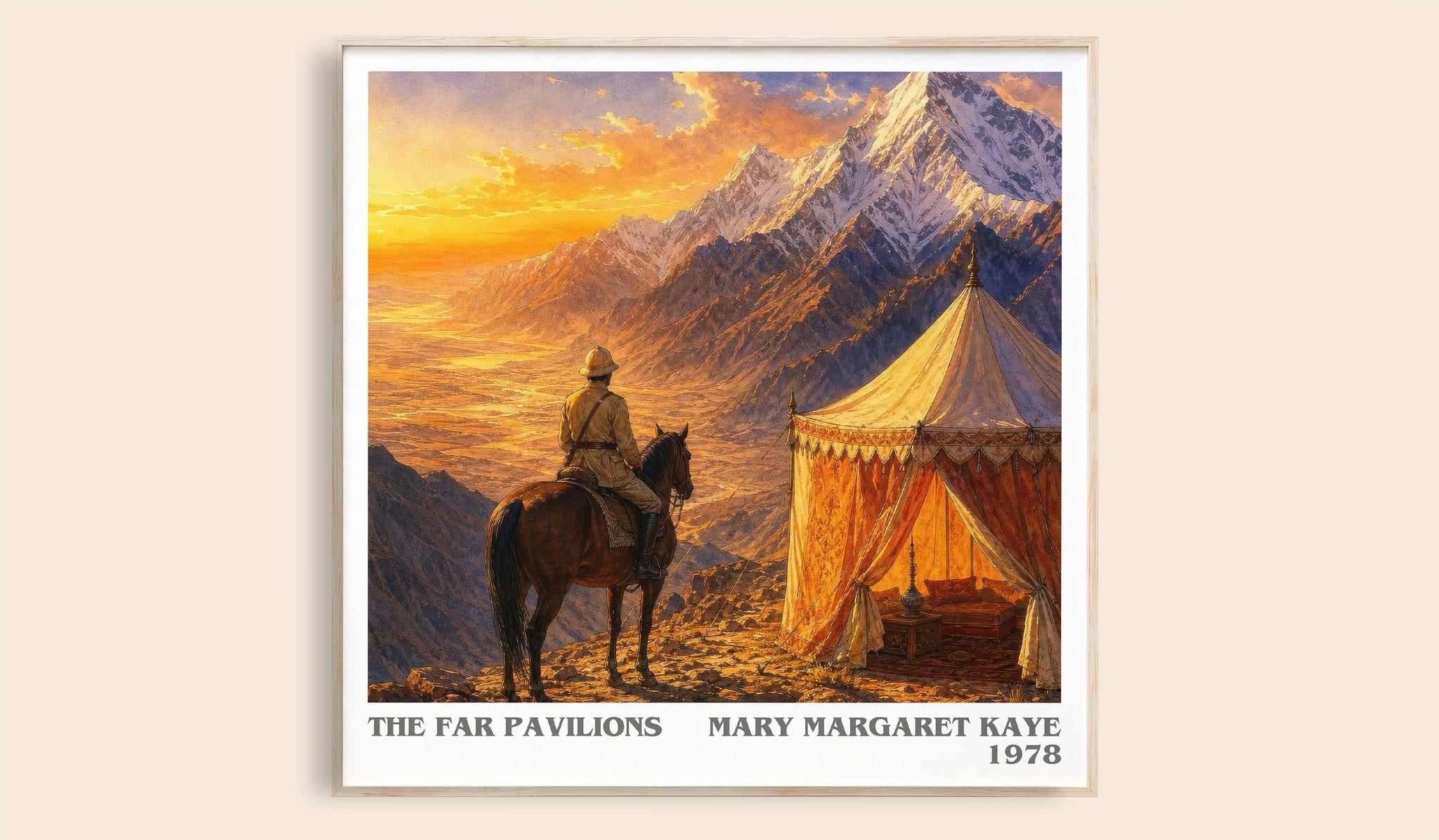 The Far Pavilions Literary Art Print by Mary Margaret Kaye